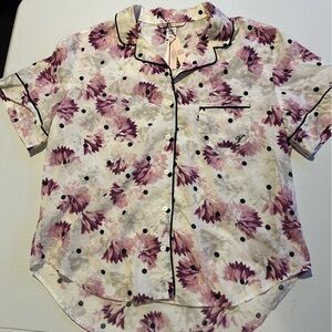 Victoria's Secret Floral Polka Dot Top